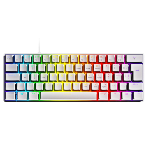 TECLADO GAMER RGB BRANCO OU R$ 200 NO PIX